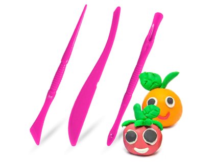 spachtle na modelovanie plasteliny 3ks