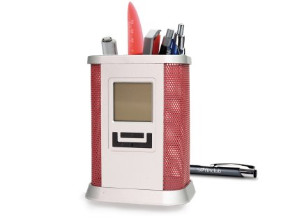 penholder clock stojan na per 3