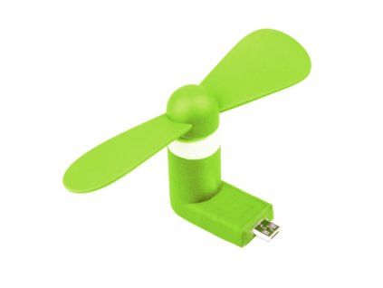 tfy mf360z mini ventil tor usb fan s micro usb konektorom zelen