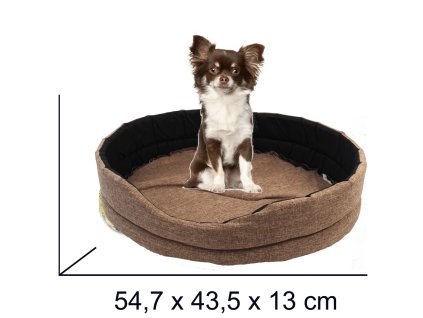 danitex oval comfortable 03 pelech pre psa hned 54 7 x 43 5 x 13 cm