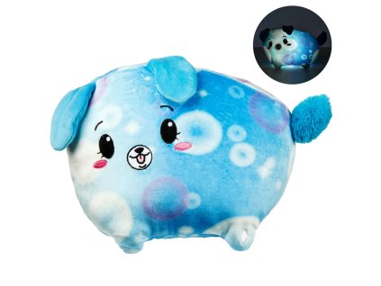 detsky svietiaci vankus psik modra