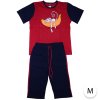 panske pyzamo happy times m modro cervena