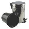 56985 ocelovy odpadkovy kos s pedalom 3l