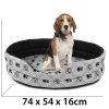 danitex 4547 pelech pre psa ampi n 74x54x16 cm siv 4