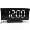 e clock ds 3621x max elektronick led bud k digit lne hodiny s displejom d tumom a teplotou ierna 3