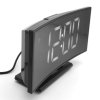 e clock ds 3621x max elektronick led bud k digit lne hodiny s displejom d tumom a teplotou ierna 2