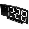 e clock ds 3621x max elektronick led bud k digit lne hodiny s displejom d tumom a teplotou ierna