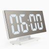 e clock pe112 3618l elektronick led bud k digit lne hodiny s lcd displejom d tumom a teplotou biela 2