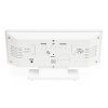 e clock pe112 3618l elektronick led bud k digit lne hodiny s lcd displejom d tumom a teplotou biela 1