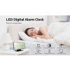 e clock wrcl 3618l elektronick led bud k digit lne hodiny s lcd displejom d tumom a teplotou erven 4 1