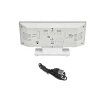 e clock wrcl 3618l elektronick led bud k digit lne hodiny s lcd displejom d tumom a teplotou erven 2 1