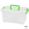 ulozny box s veko 4 6l zelena