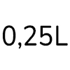 0.25 L