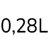 0.28 L