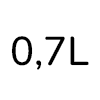 0.7 L