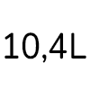 10.4 L