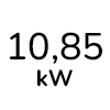 10,85 kW
