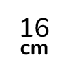 16 cm