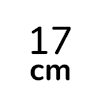 17 cm