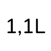 1.1 L
