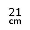 21 cm