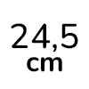 24,5 cm