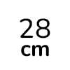 28 cm