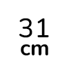 31 cm