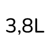 3.8 L
