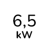 6,5 kW