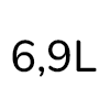 6.9 L