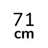 71 cm