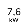7,6 kW