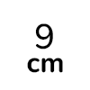9 cm