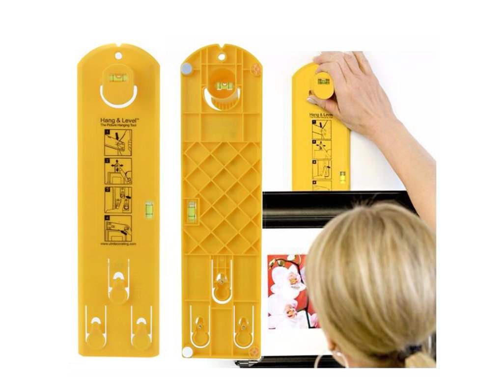 7307 hang level 1171 pomocka na vesanie obrazov zlta