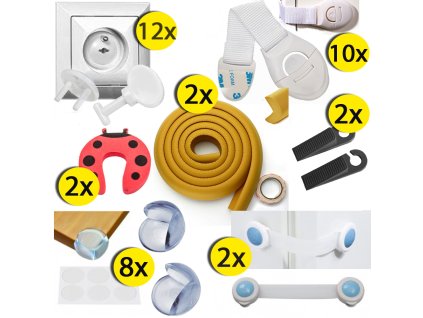 7025 babysafety mx7maxi bezpecnostna sada prvkov pre deti 38ks