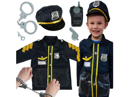 26150 karnevalovy kostym policajt 3 8rokov funplay fp 4296 cierna
