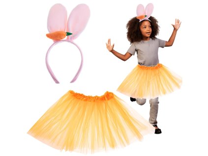 26120 karnevalovy kostym zajacik funplay fp 5077 oranzova