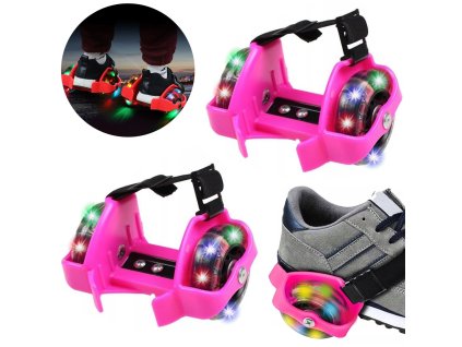 27059 led svietiace kolieska na topanky ruzove funplay ag432a