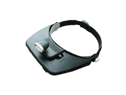 16757 1 lighthead mg81001 a nahlavna lupa s ochrannymi zvacsovacimi sklami 1 2x1 8x2 5x3 5x led svetlo cierna