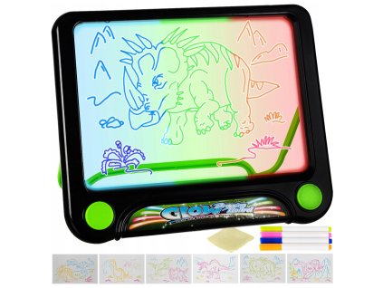18140 magic pad 16949 magicka led tabula na kreslenie svietiaca led doska s 5 led a prislusenstvom