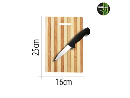 1484 bamboo bd25 bambusova doska na krajanie 25 x 16 cm