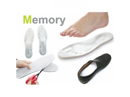 18668 memory insoles 073709 pamatove vlozky do topanok 36 46 biela