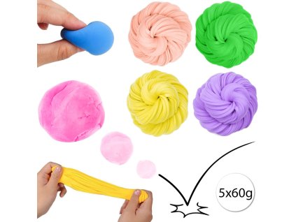 23831 motarro mt 1 plastelina na baze ilu 5ks x 60g viacfarebna