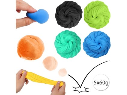 23834 motarro mt 2 plastelina na baze ilu 5ks x 60g viacfarebna