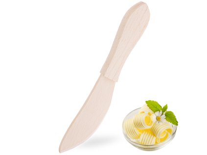 21419 odelo od 7043 dreveny noz na maslo 18 cm