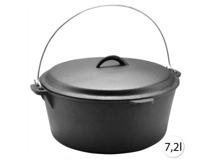 20198 perfect home 12015 liatinovy hrniec s pokrievkou 31 2 cm 7 2 l cierny