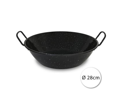 13235 perfect home 13370 smaltovana panvica zapekacia cierna 28cm