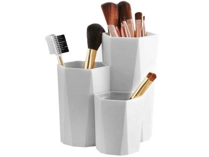 18176 beauty ag605e organizer na kozmeticke stetce biely