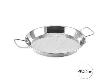 20405 perfect home 14218 nerezova paella panvica 32 cm